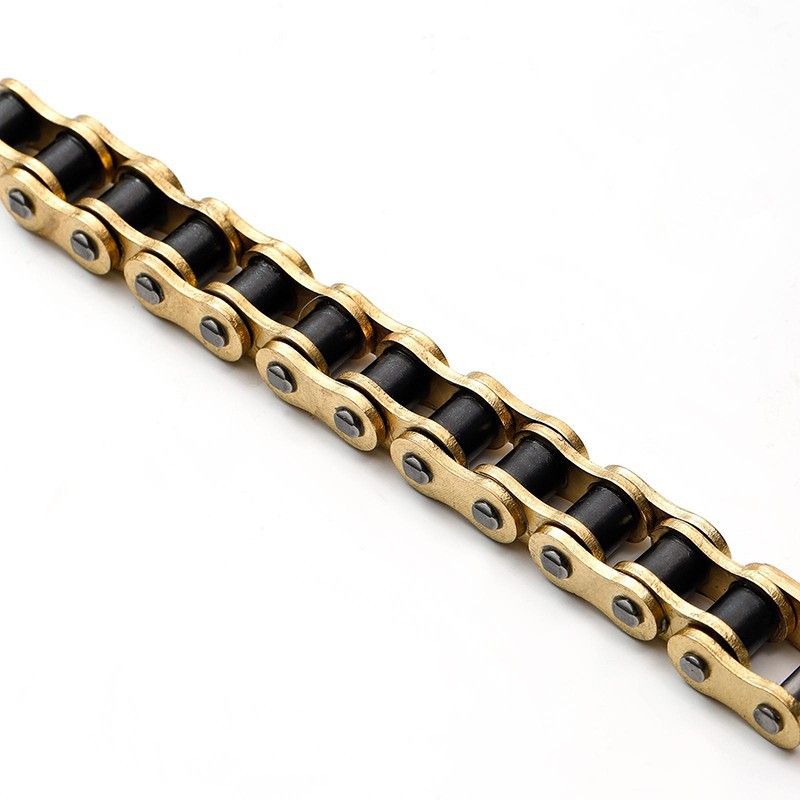 420 Motorcycle drive chain golden plate