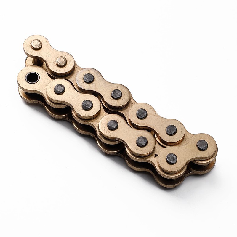 520 Motorcycle drive chain golden plate